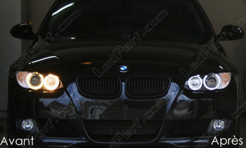 LEDs brancos xénon para Angel eyes H8 BMW Serie 3 (E92 E93) 6000K