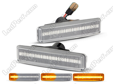 Piscas laterais sequenciais LED para BMW Serie 5 (E39) - Versão transparente