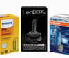 Lâmpada Xénon de origem para o Citroen C-Crosser, marcas Osram, Philips e LedPerf disponíveis em: 4300K, 5000K, 6000K e 7000K