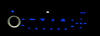LEDs Autorrádio RD4 azul Citroen C4