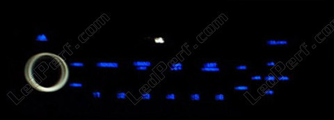 LEDs Autorrádio RD4 azul Citroen C4