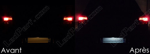 LED Chapa de matrícula Dacia Logan 2
