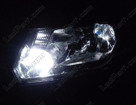 LED Luzes de presença (mínimos) branco xénon Dacia Logan 2