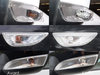 LED Piscas laterais Dacia Sandero 3 antes e depois