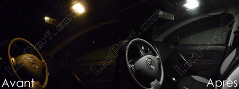 LED Luz de teto dianteira Dacia Sandero 2
