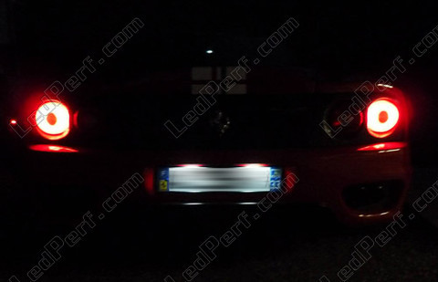 LED Chapa de matrícula Ferrari F360 MS