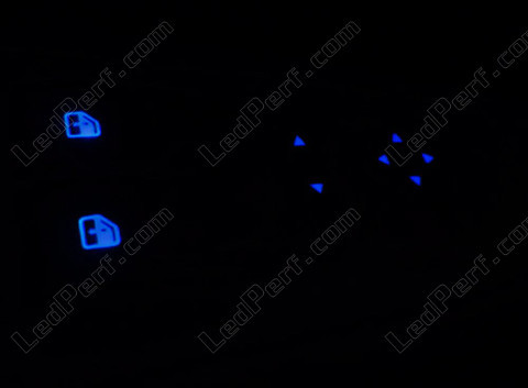 LED Iluminação Botões de elevador de vidros e regulação de retrovisores azul fiat Grande Punto Evo
