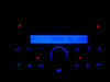 LED Autorrádio azul Fiat Stilo