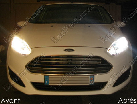 LED Luzes de cruzamento (médios) Ford Fiesta MK7