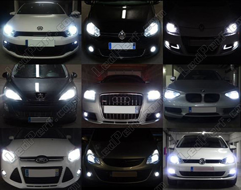 LED Luzes de estrada (máximos) Ford Focus MK2 Tuning