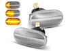 Piscas laterais sequenciais LED para Honda Accord 8G - Versão transparente