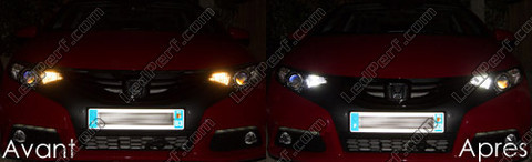 LED Luzes de presença (mínimos) branco xénon Honda Civic 9G