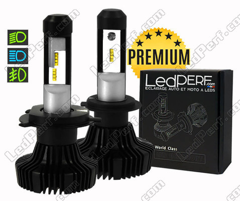 Kit lâmpadas de faróis Bi LED alto desempenho para Honda Jazz III