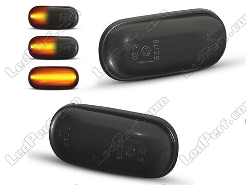 Piscas laterais dinâmicos LED para Honda S2000 - Versão preta fumada