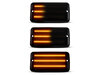 Iluminação dos piscas laterais dinâmicos pretos LED para Jeep Wrangler II (TJ)
