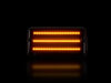 Iluminação máxima dos piscas laterais dinâmicos LED para Jeep Wrangler II (TJ)
