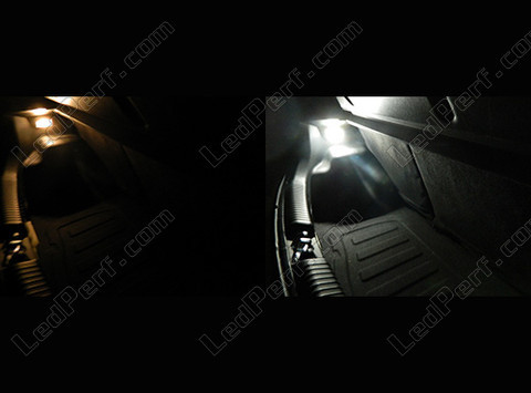 LED Bagageira Kia Picanto 2 antes e depois