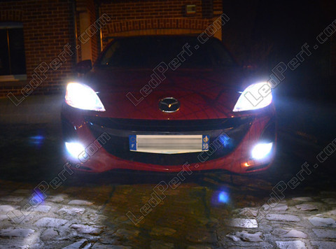 LED Faróis Mazda 3 2ª fase Tuning