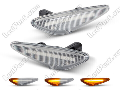 Piscas laterais sequenciais LED para Mazda MX-5 4ª fase - Versão transparente