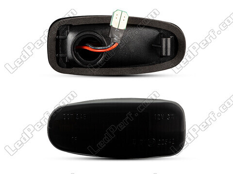 Conector dos piscas laterais dinâmicos pretos fumados LED para Mercedes Classe C (W202)