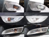 LED Piscas laterais Mercedes Classe E (W210) antes e depois