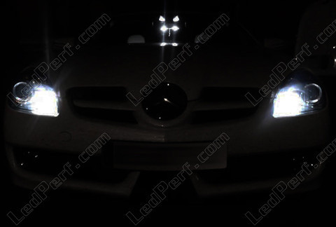 LED Luzes de presença (mínimos) branco xénon Mercedes SLK R171