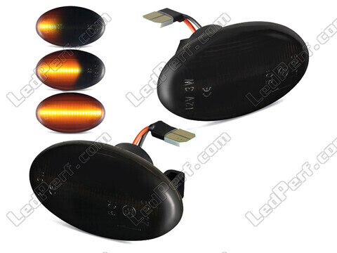 Piscas laterais dinâmicos LED para Mercedes Viano (W639) - Versão preta fumada