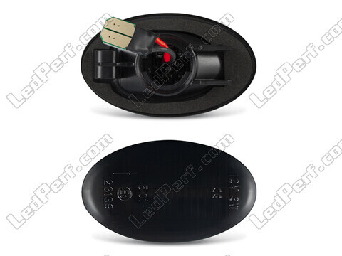 Conector dos piscas laterais dinâmicos pretos fumados LED para Mercedes Vito (W447)