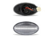 Conectores dos piscas laterais sequenciais LED para Mini Cabriolet II (R52) - versão transparente