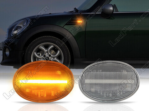 Piscas laterais dinâmicos LED para Mini Cabriolet III (R57)