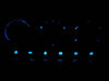LED iluminação Climatização azul Mini cooper