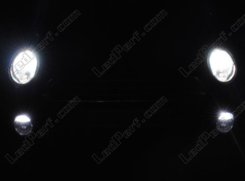 LED Luzes de cruzamento (médios) Mini Cooper R50 R53 R56 R55 R60