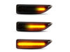 Iluminação dos piscas laterais dinâmicos pretos LED para Mini Countryman II (F60)