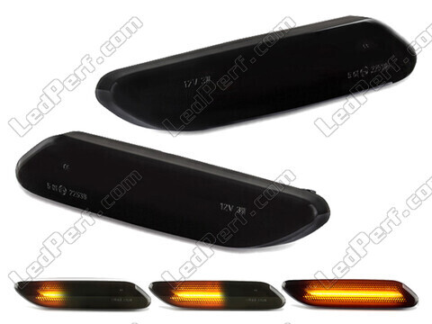 Piscas laterais dinâmicos LED para Mini Countryman (R60) - Versão preta fumada