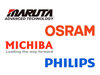 Todas as marcas de lâmpadas de farol de efeito xenônio para Mitsubishi Lancer X