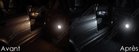 LED soleira de porta Mitsubishi Pajero sport 1