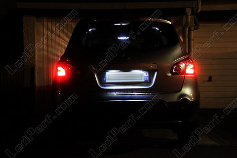 LED Chapa de matrícula Nissan Qashqai