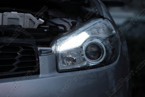 LED Luzes de presença (mínimos) branco xénon Nissan Qashqai