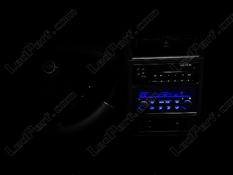 LED Climatização automática azul Opel Astra G