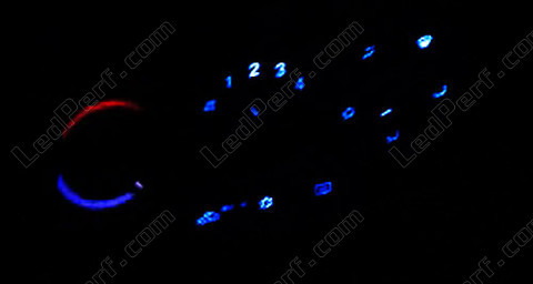 LED Climatização manual azul Opel Astra G