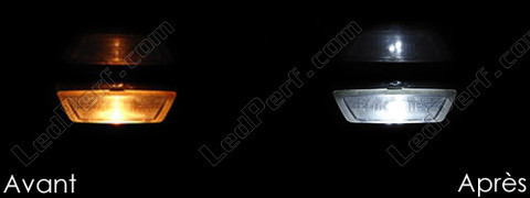 LED Chapa de matrícula Opel Astra G