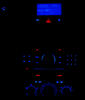LED Consola azul Opel Astra H sport