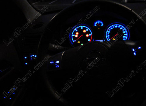 LED Mostrador azul Opel Astra H cosmos