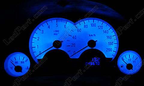 LED Mostrador azul Opel Corsa C fundo de Mostrador branco