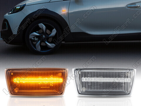 Piscas laterais dinâmicos LED para Opel Corsa E