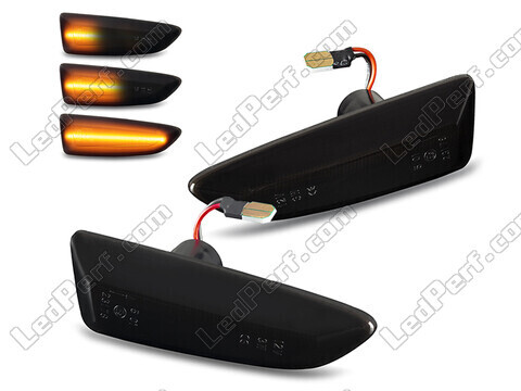 Piscas laterais dinâmicos LED para Opel Insignia B - Versão preta fumada