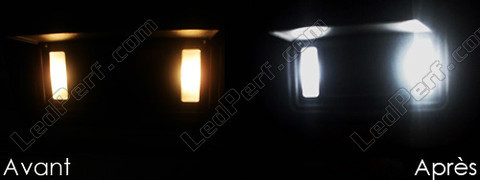 LED espelhos de cortesia Pala de sol Opel Vectra C