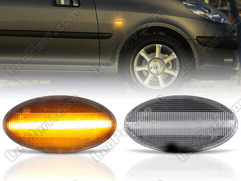 Piscas laterais dinâmicos LED para Peugeot 1007