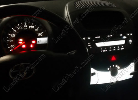 LED Painel de instrumentos branco Peugeot 107