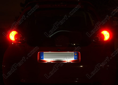 LED Chapa de matrícula Peugeot 107